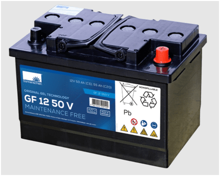 Sonnenschein GF1250V Gele Traktionsbatteri 12V 50Ah/5h