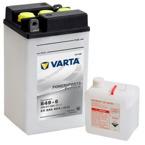 Varta B49-6 MC-batteri 6V 8Ah 40A/EN