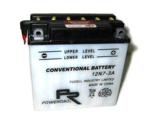 Poweroad 12N7-3A MC-batteri 12V 8Ah 85A/EN