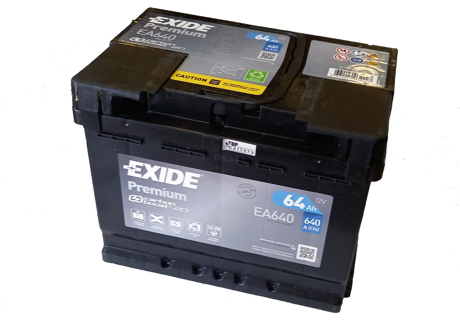 Exide Premium Battery EA640 12V 64AH 640EN 242 X 175 X 190 L2 B13