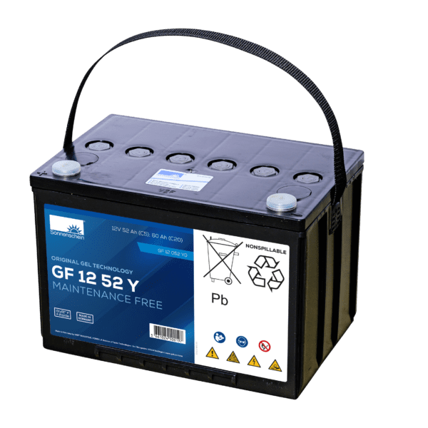Sonnenschein GF1252Y Gele Traktionsbatteri 12V 52Ah/5h