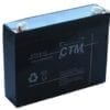 CTM CT2.8-12 AGM-Batteri 12V 2.8Ah F1