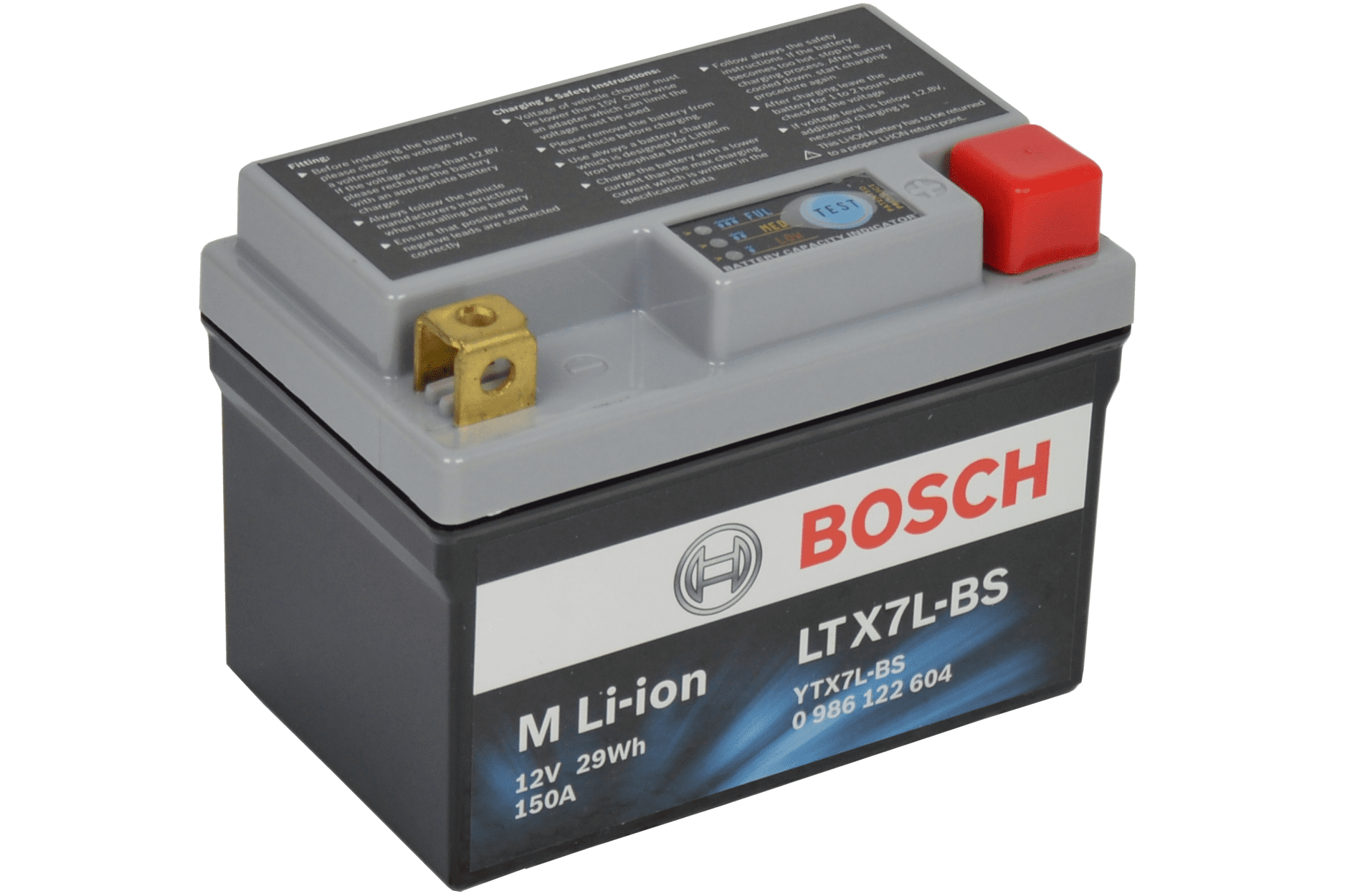 BOSCH LTX7L-BS Lithium 12V MC/Scooterbatteri
