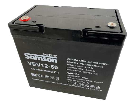 Samson VEV12-50 Super Deep-cycle VEV-AGM Batteri