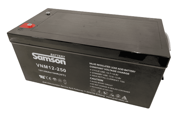 Samson VNM12-250 12V 250Ah Deep-Cycle AGM Batteri