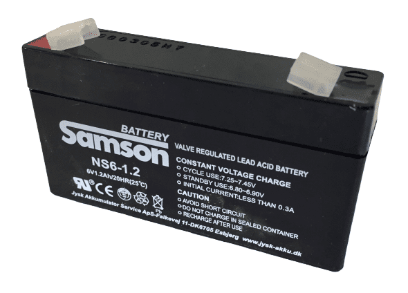 Samson NS6-1.2 6V 1.2Ah AGM