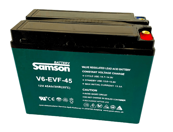 Samson 6EVF45 kabinescooter batteri