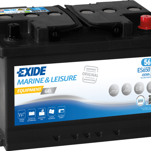 Exide ES650 12V 56Ah 410A/EN Gele Batteri