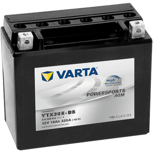 Varta YTX20H-BS MC-batteri 12V 18Ah 320A/EN