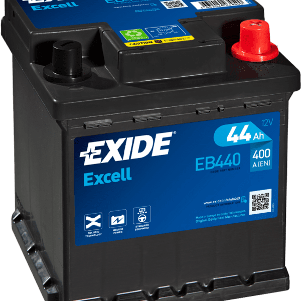 Exide EB440 12V 44Ah 400A/EN Startbatteri