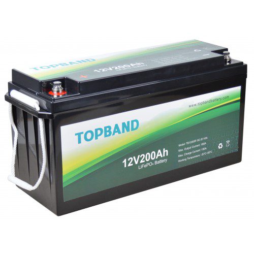 Topband TB12200B Lithium 12V 200Ah Bluetooth (HEAT)