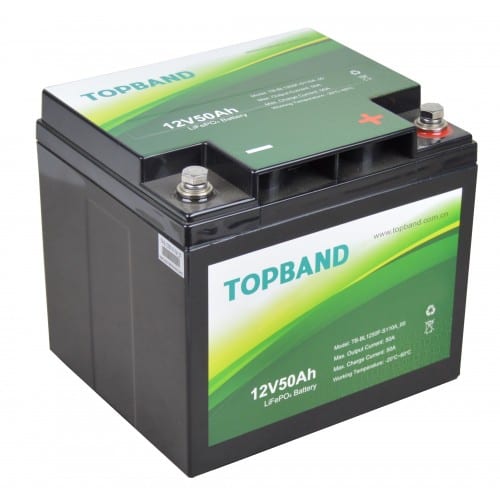 Topband TB1250 Lithium LiFePO4 12V 50Ah