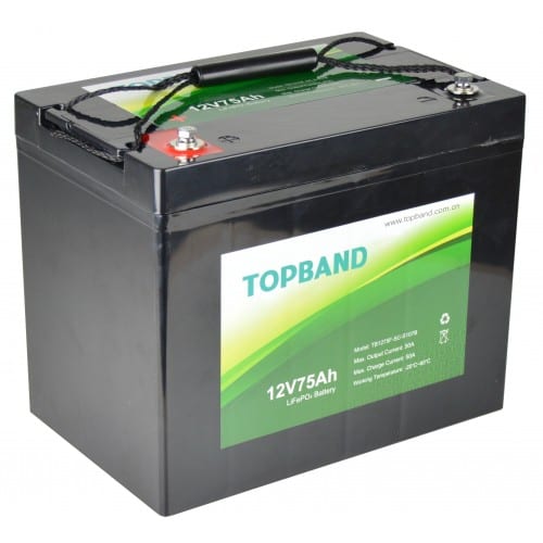 Topband TB1275 Lithium LiFePO4 12V 75Ah