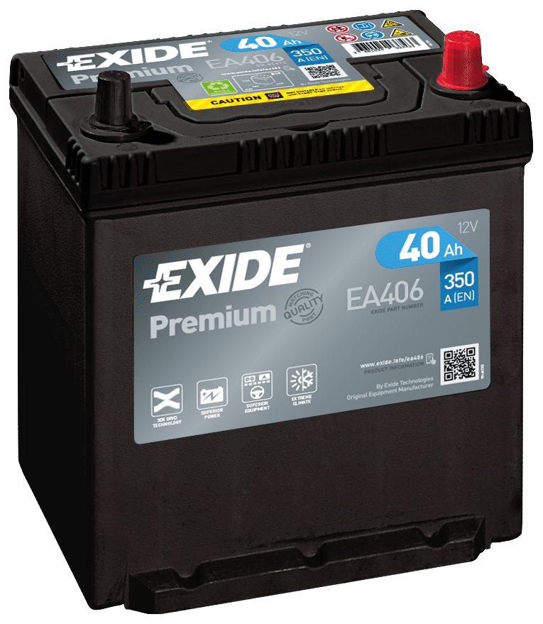Exide Carbon Boost EA406 Startbatteri