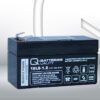 Q-Batteries AGM Batteri 12V 1.2Ah (VdS)