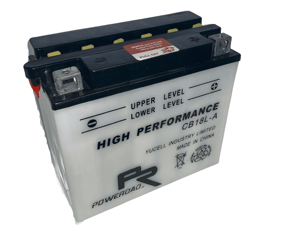 Opdater ubehagelig Vugge Poweroad CB18L-A MC-batteri 12V 18Ah 190A/EN