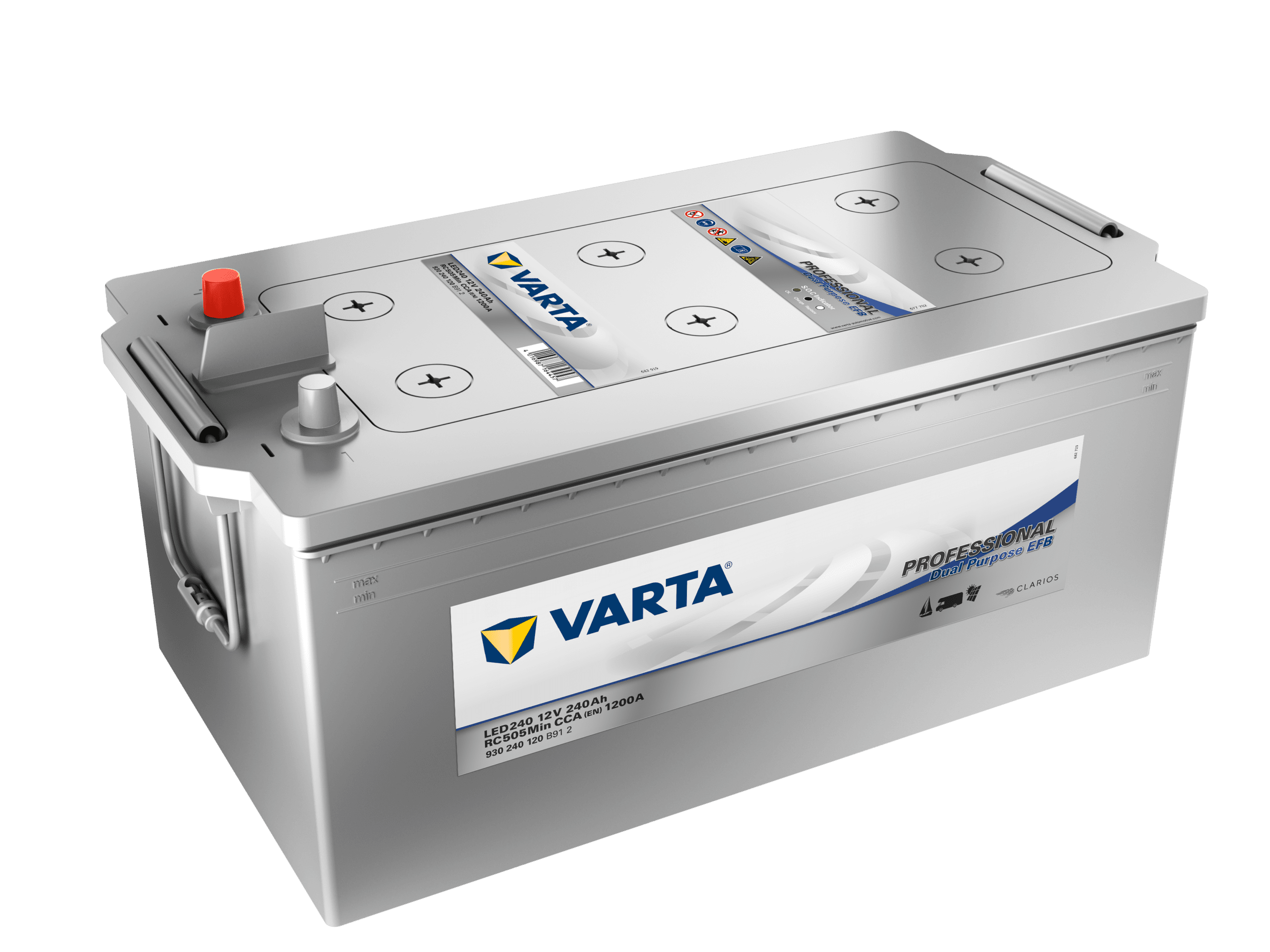 Varta LED240 12V 240Ah 1200A/EN EFB Professional Dual Purpose