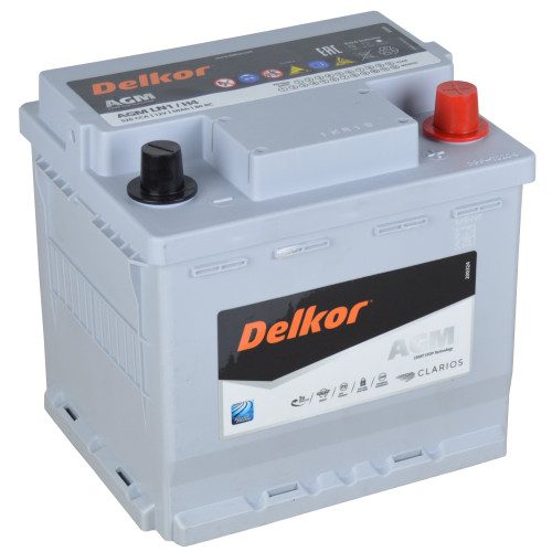 Delkor AGM 554400 12V 50Ah 520A/EN Startbatteri