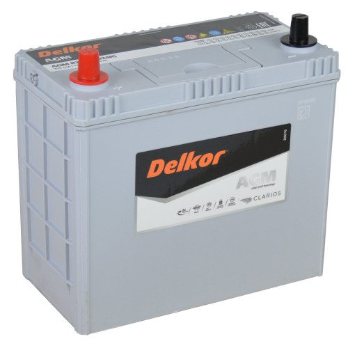 Delkor AGM S46B24R 12V 45Ah 370A/EN Startbatteri