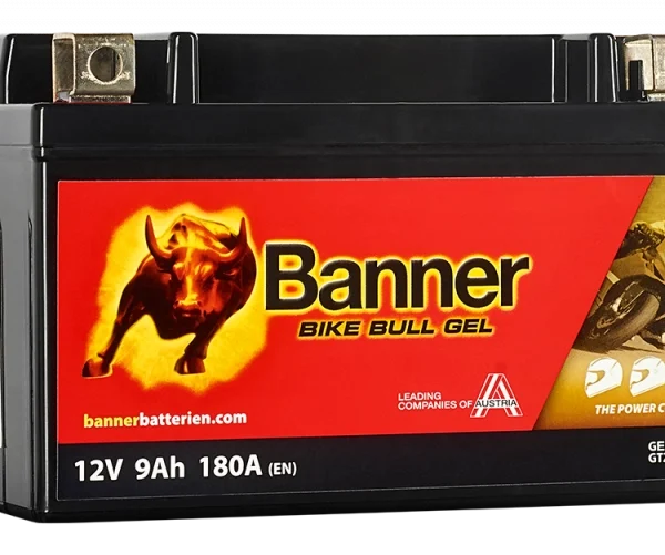 Banner 50901B-GEL MC-Batteri 12V 9Ah 175A/EN
