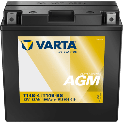Varta T14B-4 MC-batteri 12V 12Ah 190A/EN