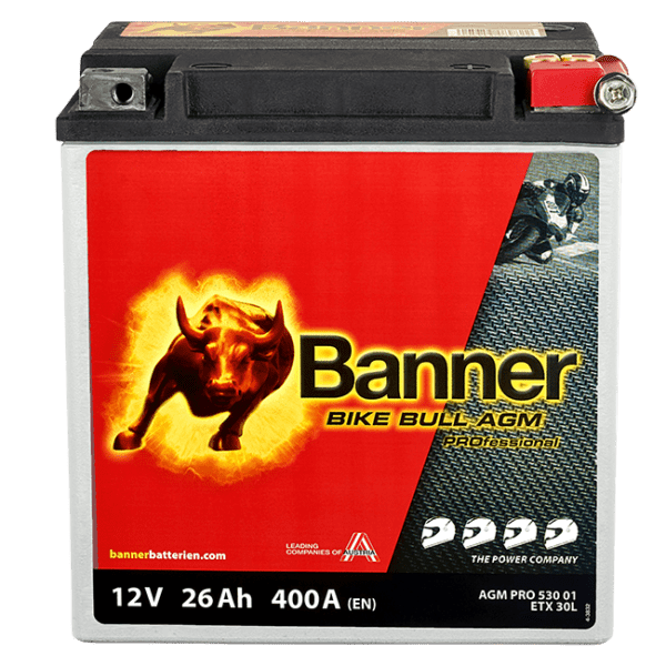 Banner ETX30L 53001 MC-batteri 12V 26Ah 400A/EN