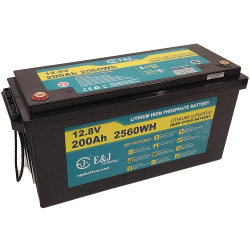 E&J Lithium 12V 200Ah Bluetooth & HEAT