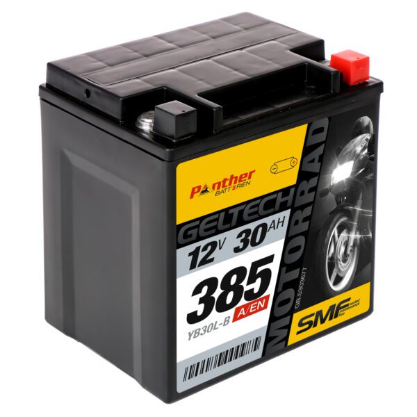 Panther YB30L-B MC-batteri 12V 30Ah 385A/EN