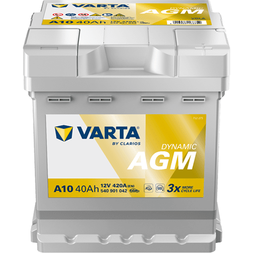 Varta A10 AGM-Startbatteri 12V 40Ah 420A/EN