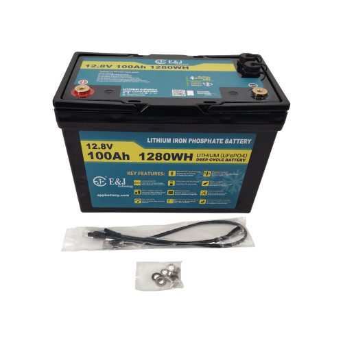 E&J Lithium 12V 100Ah Bluetooth & HEAT