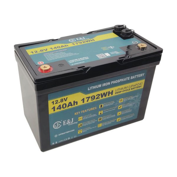 E&J Lithium 12V 140Ah Bluetooth & HEAT